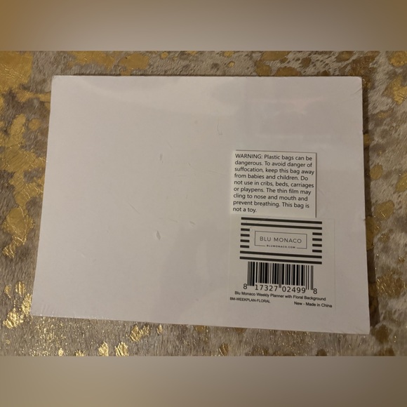 Blue Monaco weekly planner brand new - Picture 2 of 2